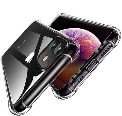 Coque Antichoc Silicone TPU Renforcé Pour iPhone 11 XR XS Max 2019 8 7 6s Plus