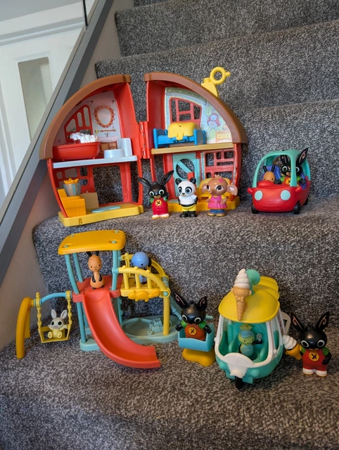 CBEEBIES BING BUNNY Playsets House Playground Flops Car Gilly's