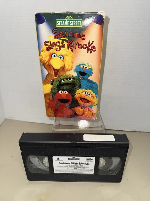 Sesame Street Sesame Sings Karaoke Vhs 2003 Sony Wonder Kevin 
