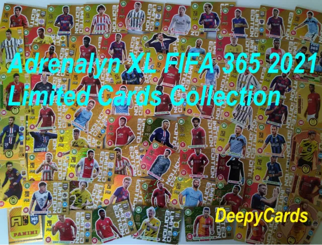 Adrenalyn Fifa 365 2021 Limited Edition Xl Xxl Top Player Master -Choose Cards