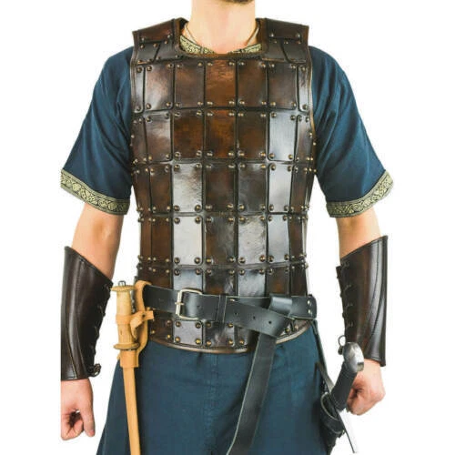 Médiéval Cuir Bringandine Plastron Armure Nautique Déguisement Reenactmentfs