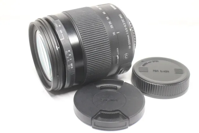 Sigma 18-200 mm F/3.5-6.3 DC OS HSM AF Lente macro contemporánea 014 para Nikon