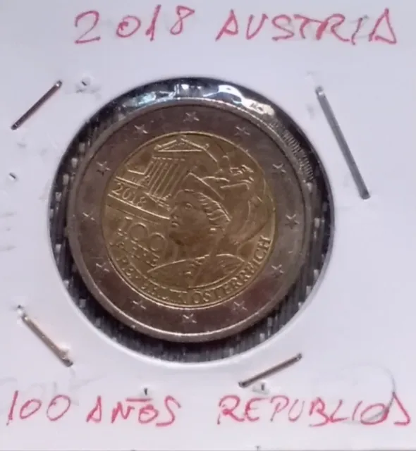 moneda 2 euros conmemorativas Austria 2018