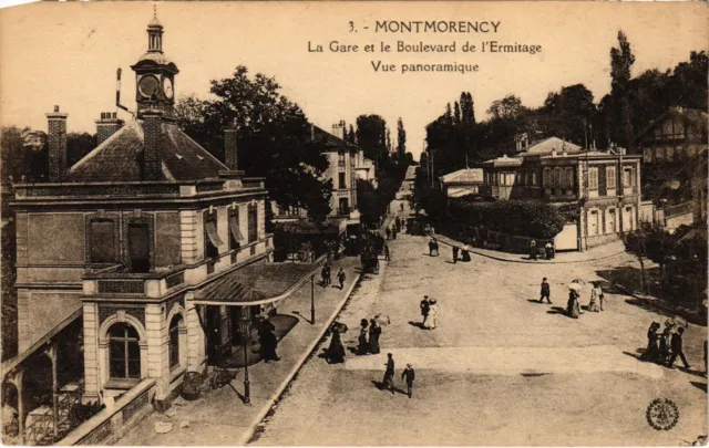 CPA Montmorency La Gare et Boulevard de l'Ermitage (1340064)