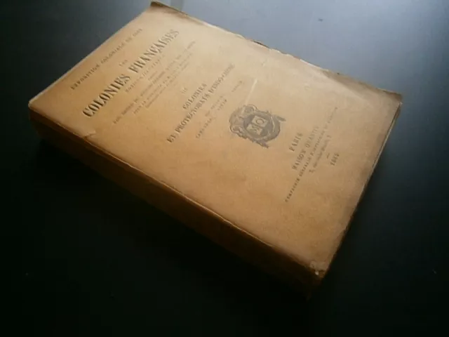 Rare: Colonies Française carte 1889 Colonie protectorat Indo-Chine Tonkin1889