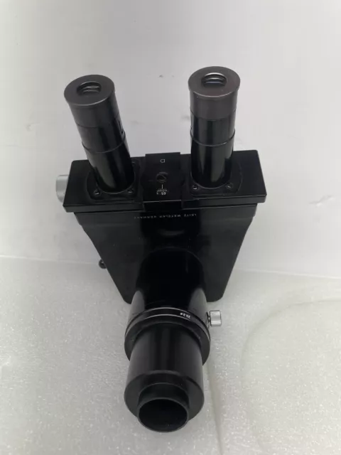 Leitz Wetzlar  Microscope  Assembly Binocular Head W/Eye Pieces   *AS PICTURED*
