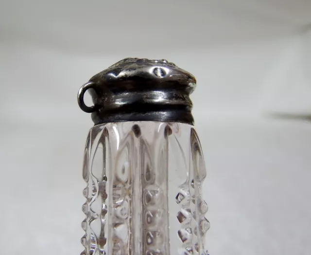 Vintage Marked Sterling Silver Vinaigrette Dispenser Excellent Used Condition 3" 3