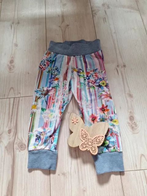 Baby Hose Gr. 74 bis 86 Handmade Dawanda Blume Rose Mädchen