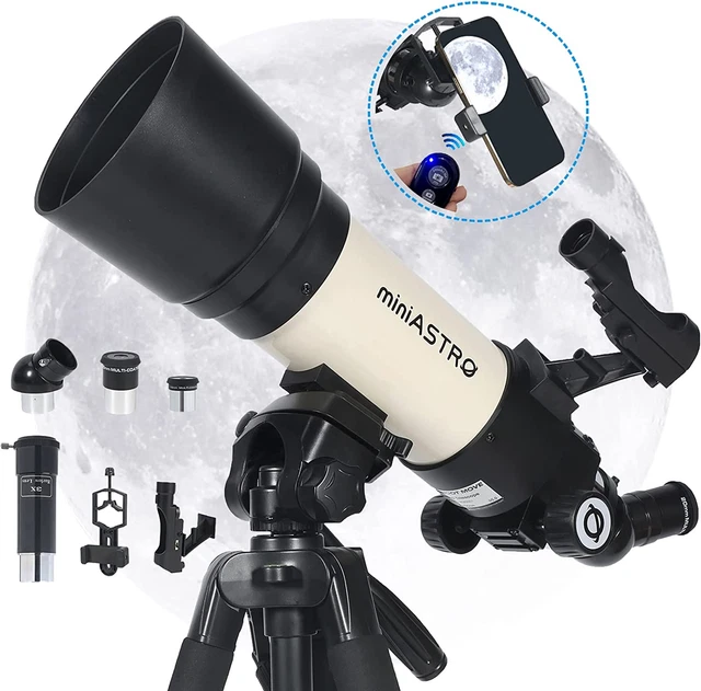 80Mm Refractor Telescope for Adults Astronomy - Professional Astronomical Telesc