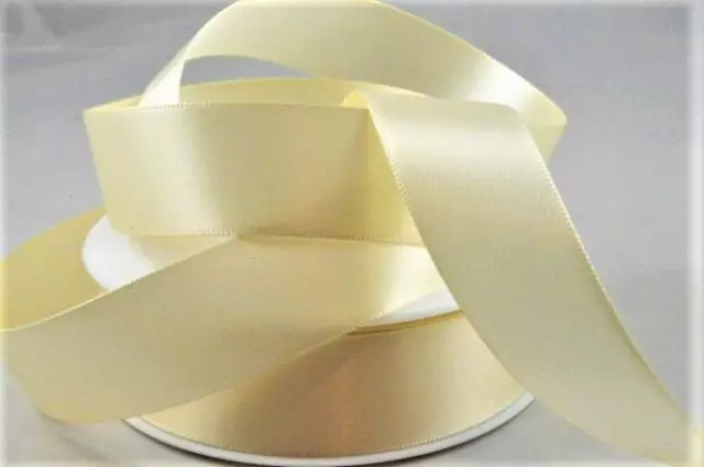 Eichenholz doppelseitiger Satin 10 mm x 25 m cremefarben