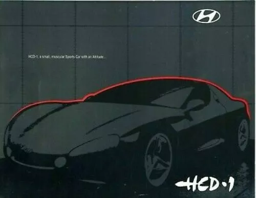 Hyundai HCD-1 Concept Auto Show Handout