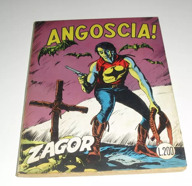 Zagor Zenith N. 136 (Zagor 85) Originale "Angoscia" O/Edicola 1972 No Tex