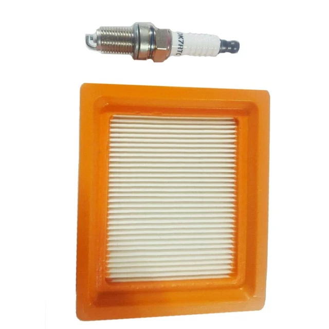 Kit Filtre à Air + Bougie D'allumage Pour Moteurs Tecumseh 4-5.5 CV - Compatible Tondeuses Wolf, Alko, Toro, MTD - Remplace Références 36045, 36044