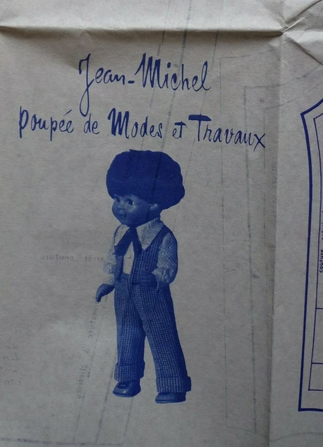 Page Poupée Modes et Travaux , Mars 1972 Mare - Françose , Jean