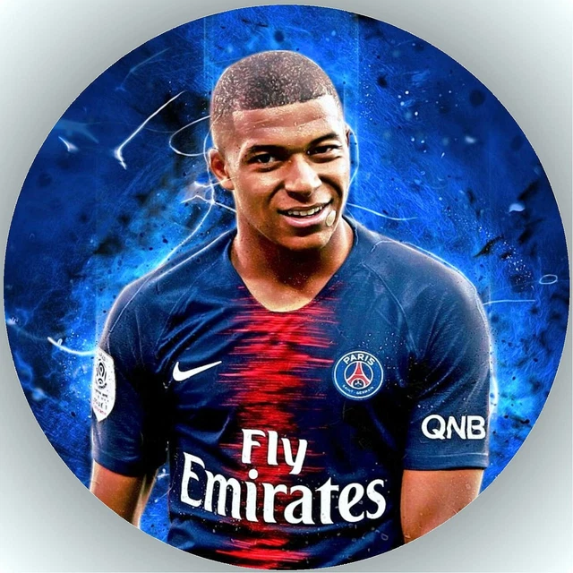 Décoration De Gâteau Comestible PSG - Diamètre 20cm - Azyme Imprimé - Neuf