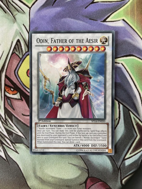 sell your yugioh cards Odin, Father of the Aesir [LC5D-EN191] Secret Rare – Galaxy Games LLC main image 0