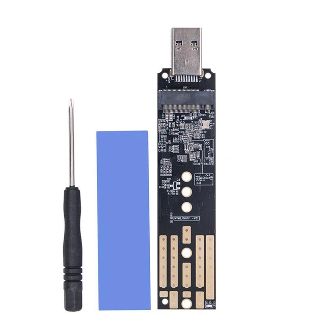 ORICO M.2 NVMe SATA SSD Enclosure, USB 3.1 Gen 2 (10 Gbps) to PCI-E SSD Case Support UASP for Size 2230/2242/2260/2280 (M.2 NVMe/SATA