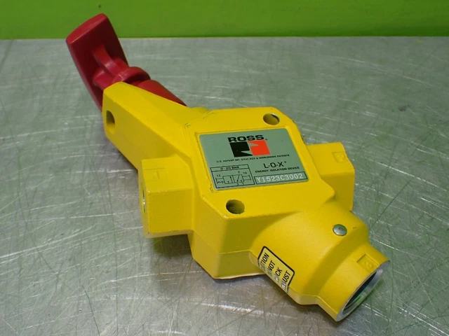 Euc-Ross Y1523C3002 Pneumatic Safety Lockout Valve. 0-20Bar