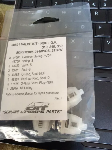 CAT Pumps Valve Kit 30821 - NBR Genuine OEM Parts