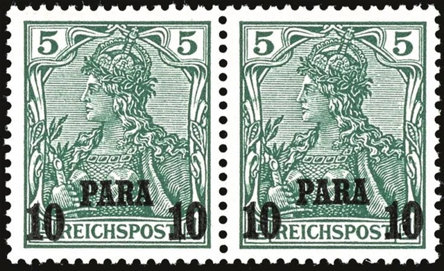 29175) Deutsche Post in der Türkei MiNr. 12IIPFI postfrisch unsigniert Mi. 550,-
