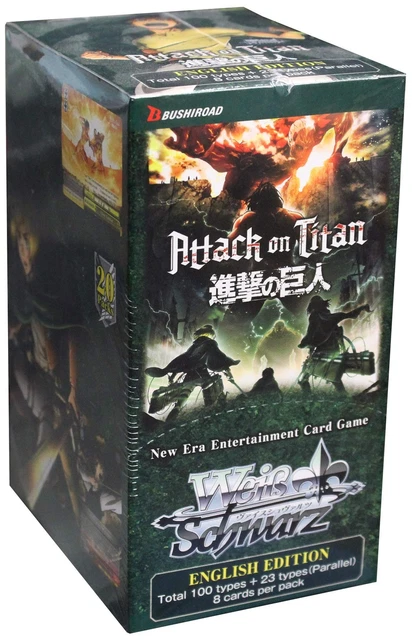 Boîte Attack On Vol. 2 WEIß SCHWARZ - Booster Présentoir (20 Packs) Autographe