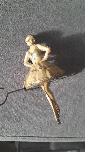 rare jouet ancien tole gyroscope danseuse ballerine 1920 Marx