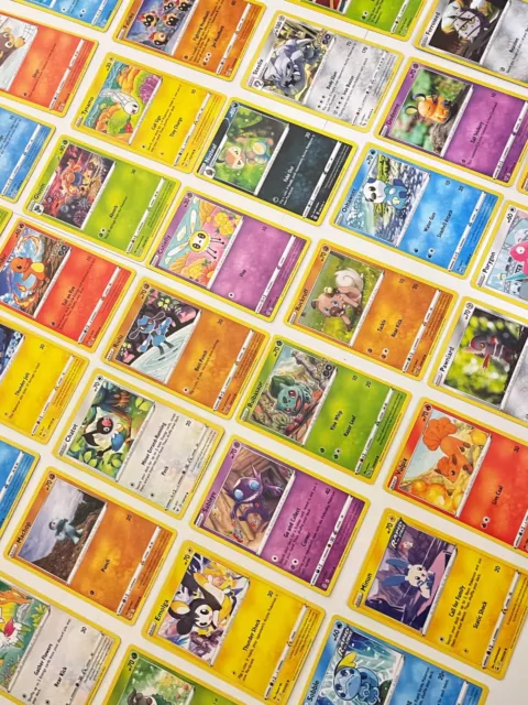 Pokemon TCG 50 Card Bulk Common Uncommon Lot 
