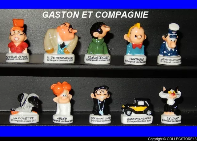 Serie Complete De Feves Gaston Lagaffe Et Compagnie