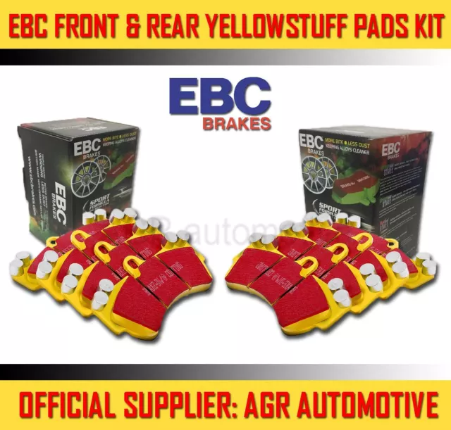Ebc Yellowstuff Front + Rear Pads Kit For Vauxhall Vx220 2.0 Turbo 2003-05