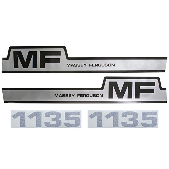 For Massey Ferguson 1135 Hood Decal Set
