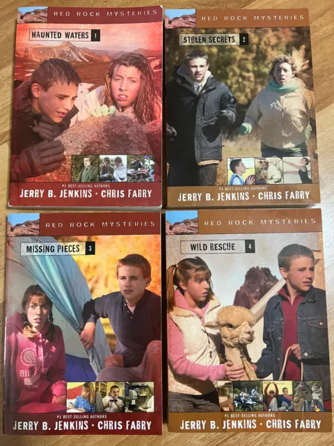 Lot of 4 Red Rock Mysteries Series by Jerry B. Jenkins and Chris Fabry #1-4