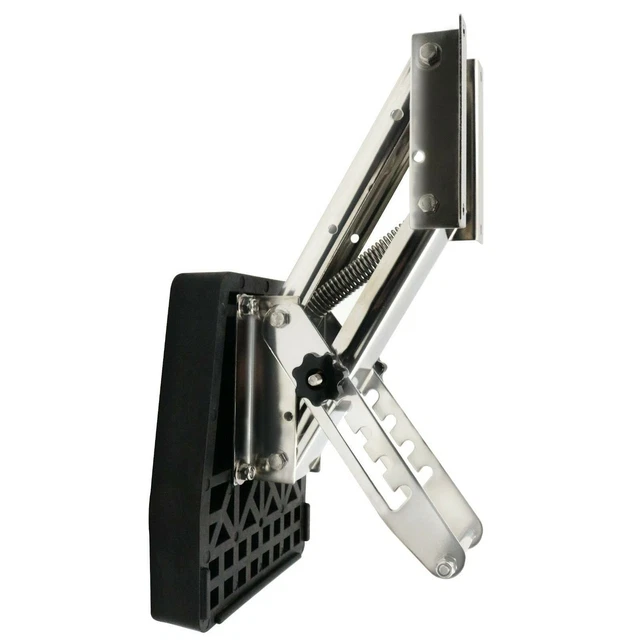 Motor Bracket Stainless Steel 20hp Outboard Kicker UP Auxiliary Trolling Boat