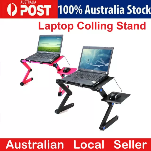 Portable 360° Folding Laptop Notebook Desk Table Stand Sofa Bed Holder Tray AUS