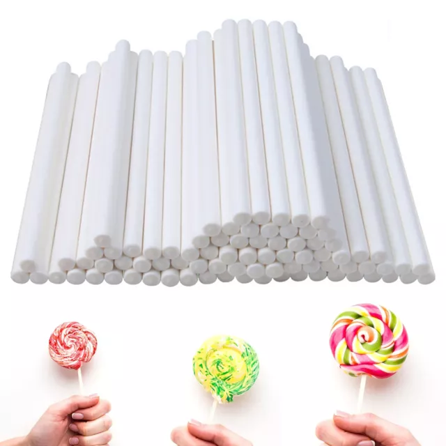 Safe to Use Lollipop Sticks Paper Versatile Candy for Dessert Decoration Cake