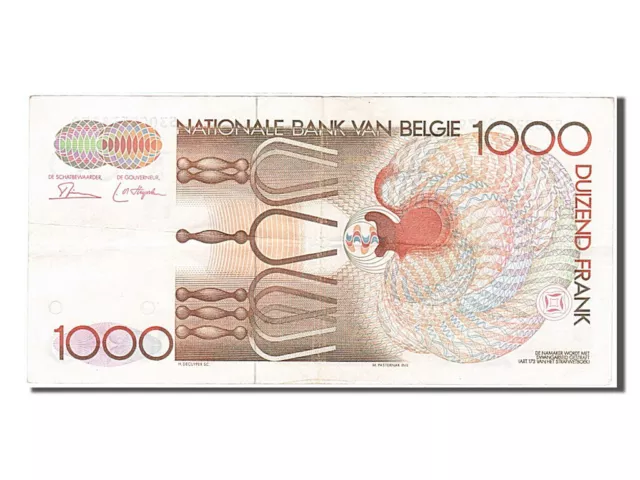 [#255447] Billet, Belgique, 1000 Francs, 1980, TTB+ 2