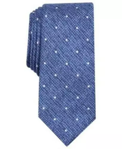 Bar III Men's Gregory Dot Skinny Tie, Navy