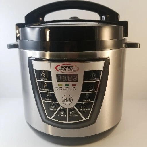 Power Pressure Cooker XL 6-Qt. Quart One Touch Cooking As Seen On TV PPC770  used