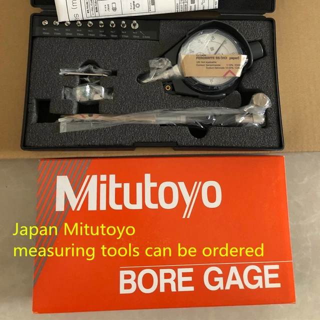 MITUTOYO ENGINE CYLINDER Bore Dial Measuring Indicator Gauge Kit 10mm