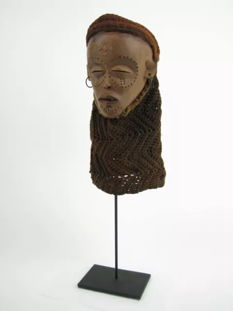 GothamGallery Fine African Tribal  Art - DRC Zaire Chokwe PWO Mask - C