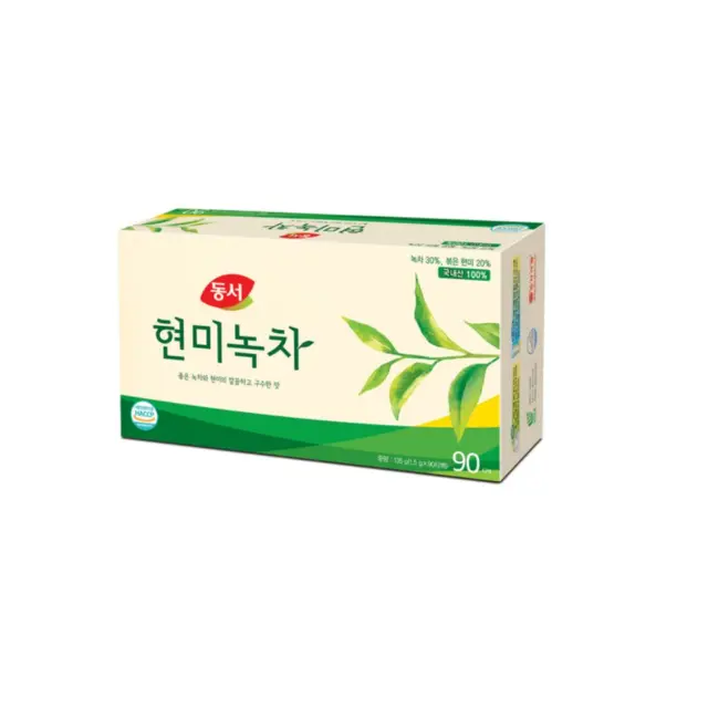 Dong Suh Healthy Diet Brown Rice Green Tea / 90 Tea Bags KOREAN Food