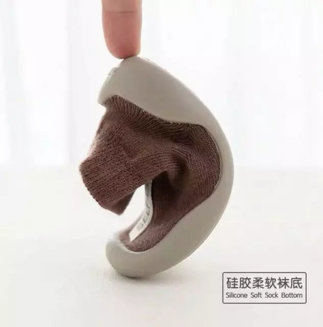 Pantofole antiscivolo bambina bambini bambini scarpe di cotone inverno caldo 4
