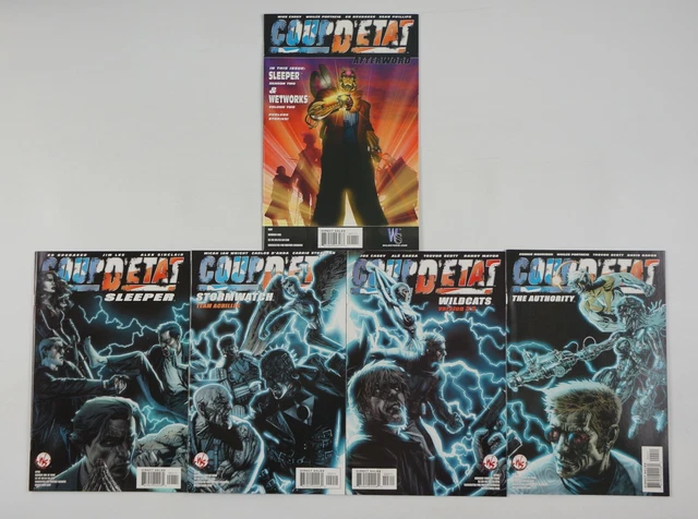 Coup D'Etat #1-4 VF/NM complete series + Afterward Authority Wildcats Stormwatch