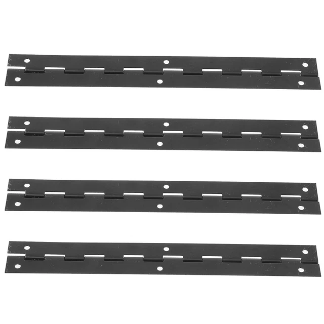 10 Cerniere Plastiche Pieghevoli 1.9x1.9cm Per Mobili E Finestre - Nero - Foto 2