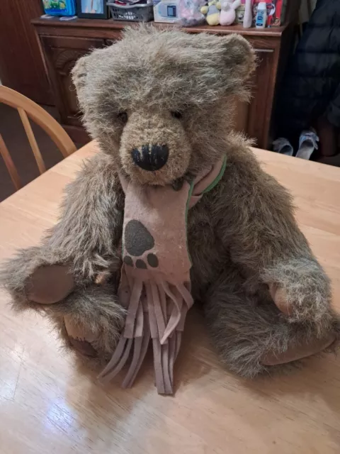 charlie bears mohair Jionted Vintage Bear  Rare Limited Edition