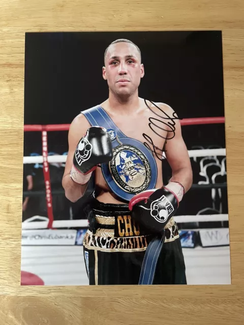 Boxing James De Gale Hand signed Photo 10x8”