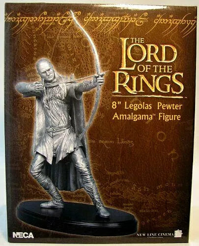 Lord Of The Rings LEGOLAS GREENLEAF statue pewter 20cm Neca