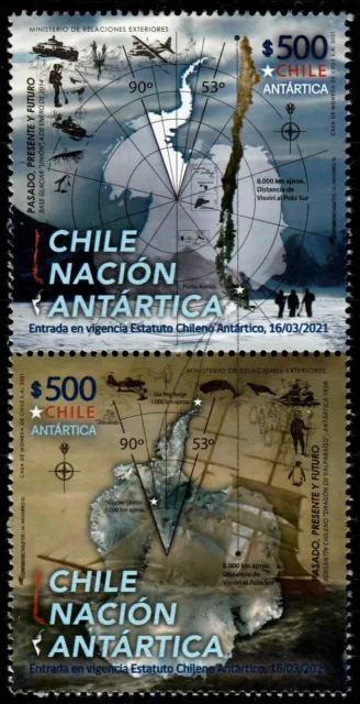 Chile 2021 Chile Antarctic Nation - Past Present and Future MNH
