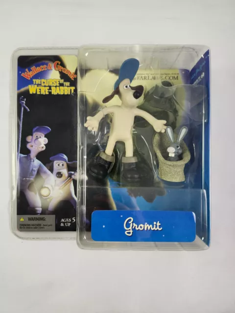 NEW 2005 Wallace & Gromit Curse of Were-Rabbit McFarlane Toys Action Figure