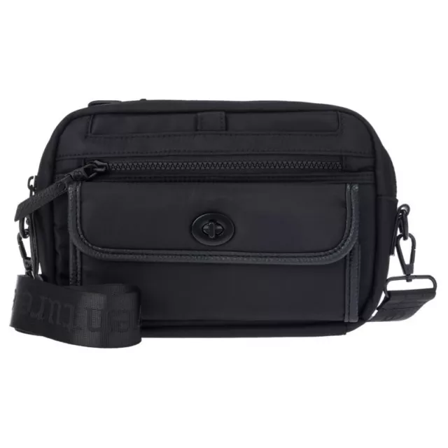 Samantha Brown Essential Crossbody Bag with Removable/Adjusting Strap - Black