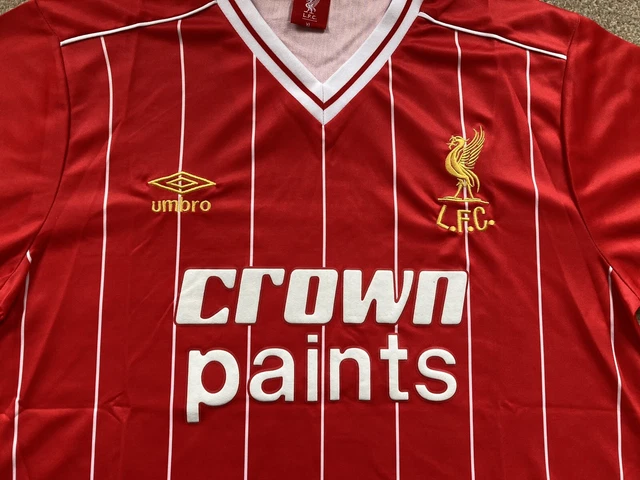 LIVERPOOL FC 1982 83 Home Retro Football Shirt XL 29.99 PicClick UK